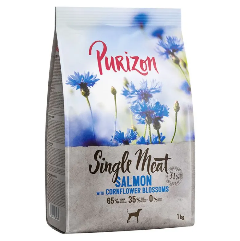 Purizon Single Meat Adult Laks med spinat & kornblomster