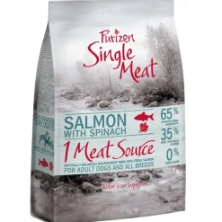 Purizon Single Meat Adult Laks med spinat & kornblomster