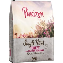 Purizon Single Meat Kalkun med Lyngblomster