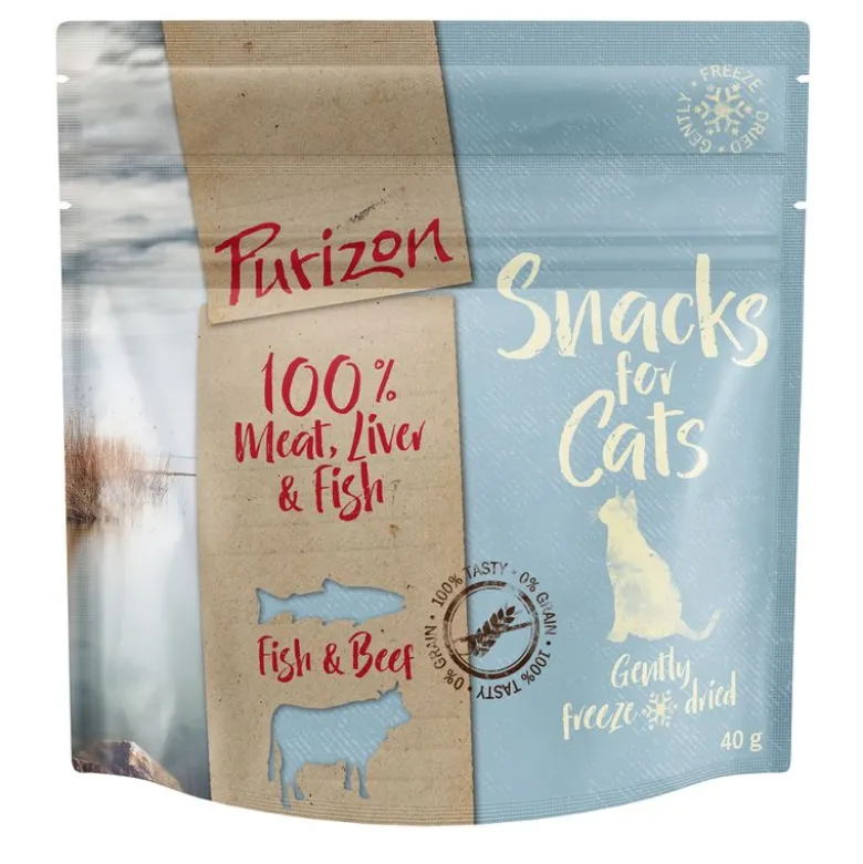Purizon Snack Fisk & Okse - kornfri
