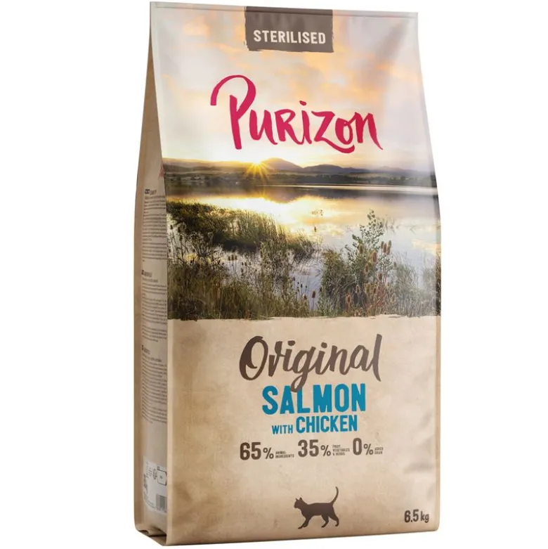 Purizon Sterilised Adult Laks med Kylling - kornfri