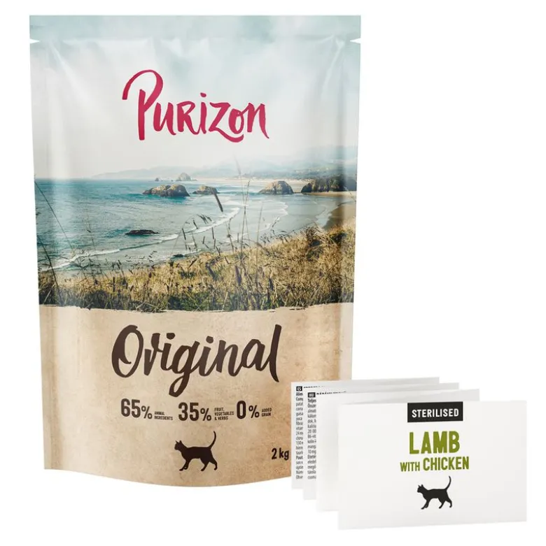 Purizon Sterilised Adult Lam med Kylling - Kornfri