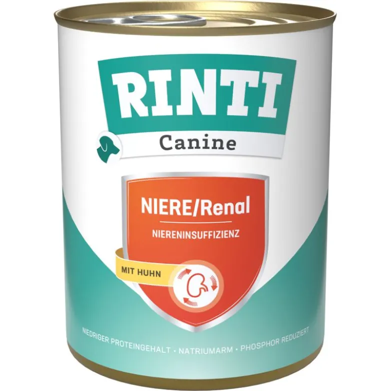 RINTI Canine nyre/Renal med kylling 800 g