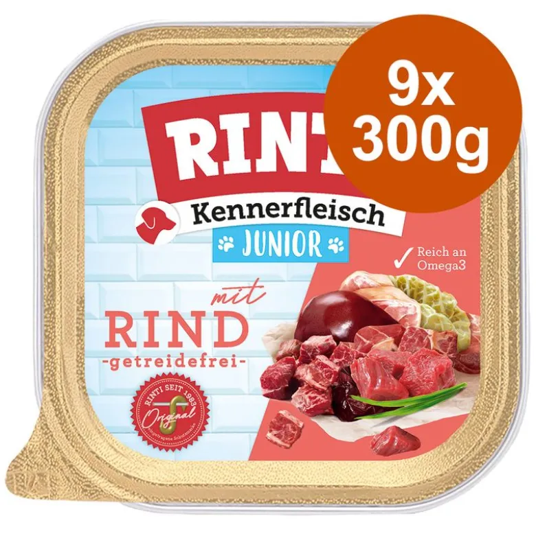 RINTI Kød for Kendere Junior 9 x 300 g