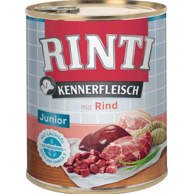 RINTI Kød for Kendere Junior 6 x 800 g