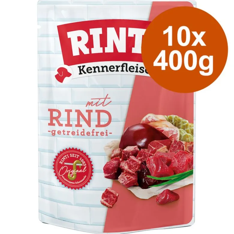 RINTI Kennerfleisch Pouches 10 x 400 g