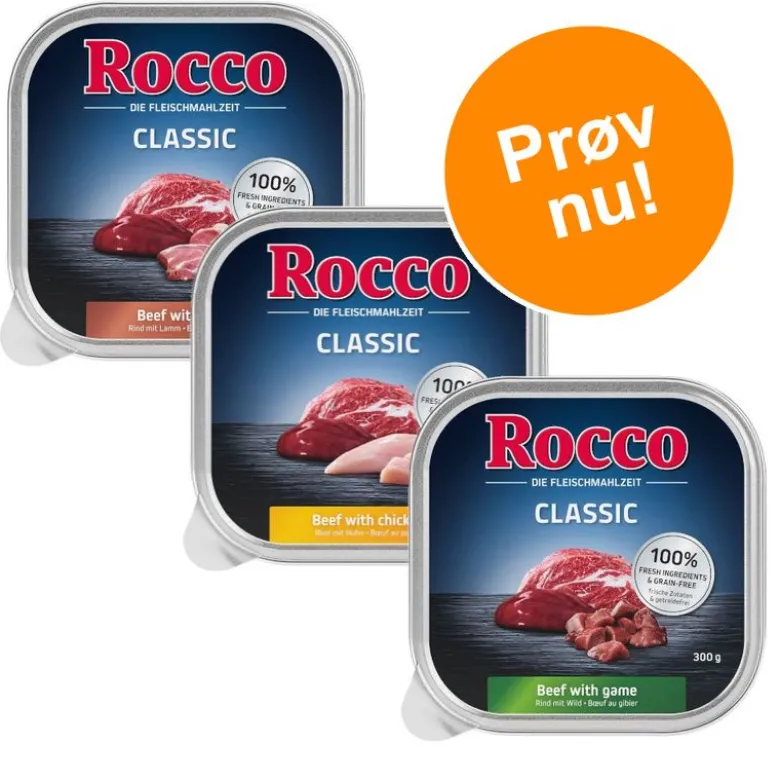 Rocco Blandet Prøvepakke 9 x 300 g
