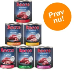 Rocco Classic Blandet Prøvepakke 6 x 800 g