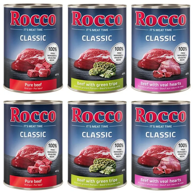 Rocco Classic Blandet Prøvepakke 6 x 400 g
