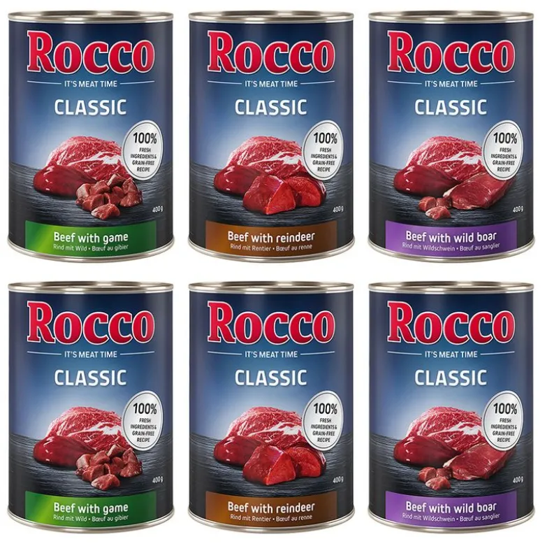 Rocco Classic Blandet Prøvepakke 6 x 400 g
