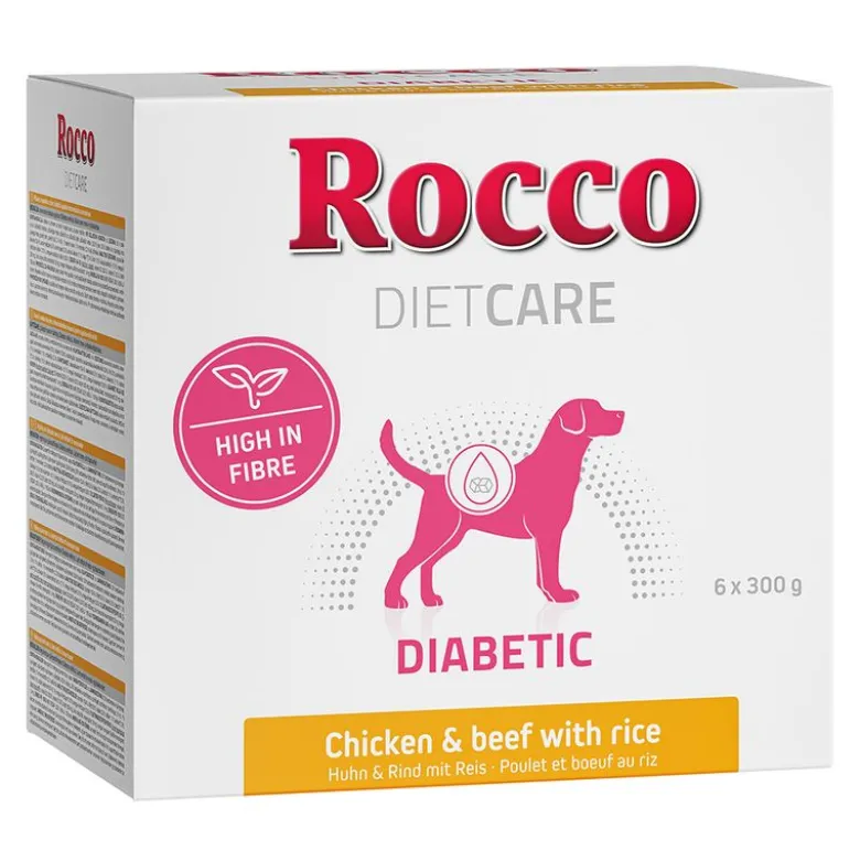 Rocco Diet Care Diabetic Kylling & Okse med Ris 300 g portionspose