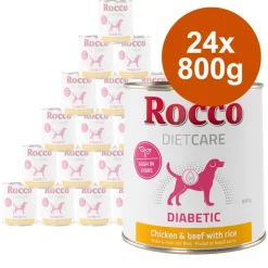 Rocco Diet Care Diabetic Kylling & Okse med Ris 800g