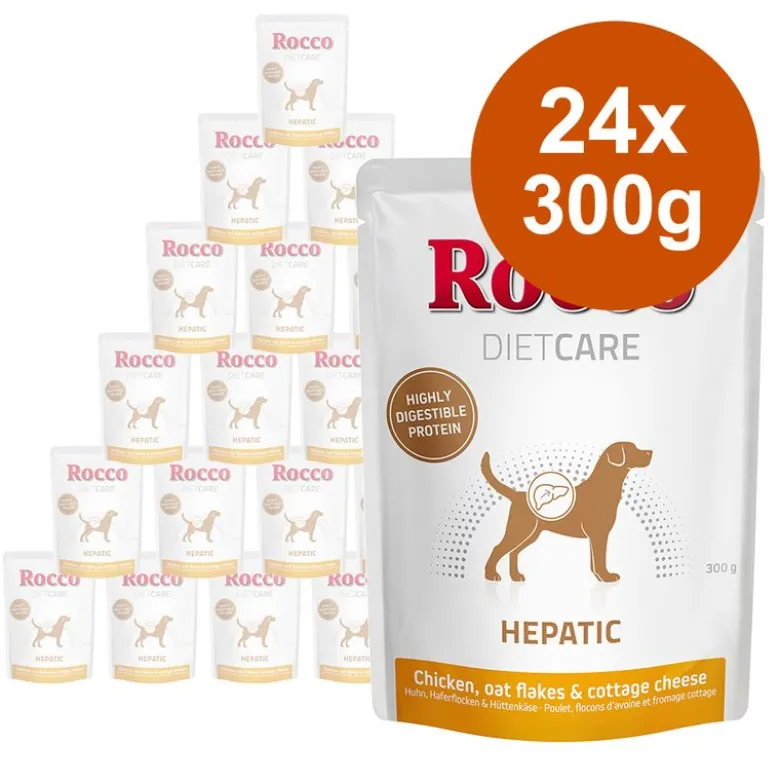 Rocco Diet Care Hepatic Kylling med Havregryn & Hytteost 300 g portionspose