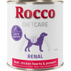 Rocco Diet Care Renal Okse med kyllingehjerter og græskar 800 g