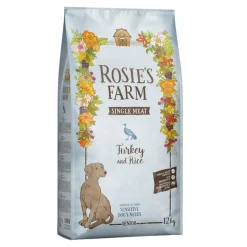 Rosie's Farm Single Meat Senior kalkun med ris