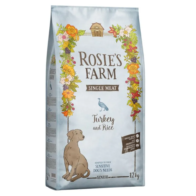 Rosie's Farm Single Meat Senior kalkun med ris
