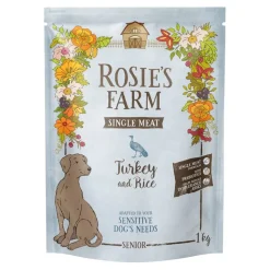 Rosie's Farm Single Meat Senior kalkun med ris