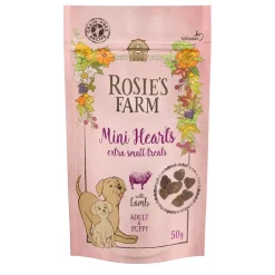 Rosie's Farm Snacks Puppy & Adult "Mini Hearts" Lam