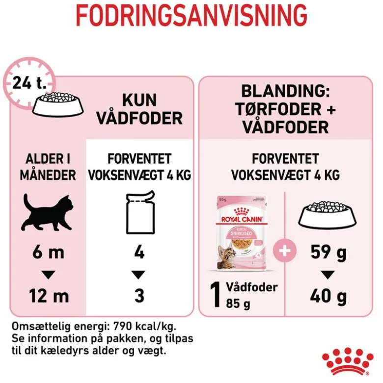 Royal Canin FHN Kitten Sterilised i gelé