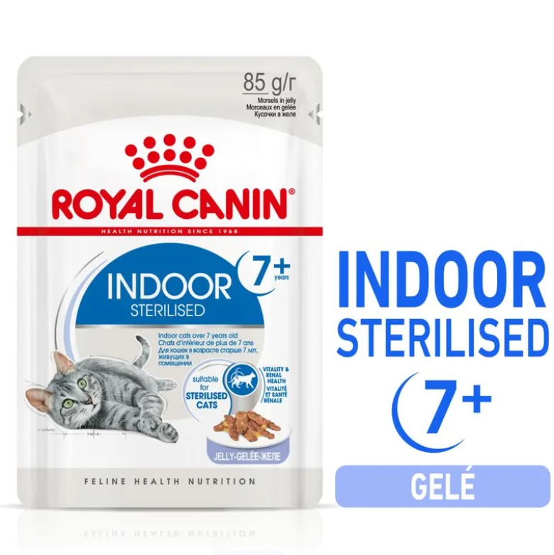 Royal Canin Indoor Sterilised 7+ i gelé