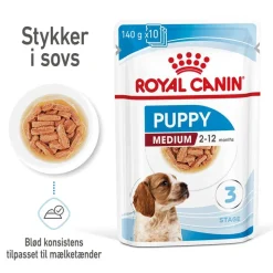 Royal Canin Medium Puppy i sauce