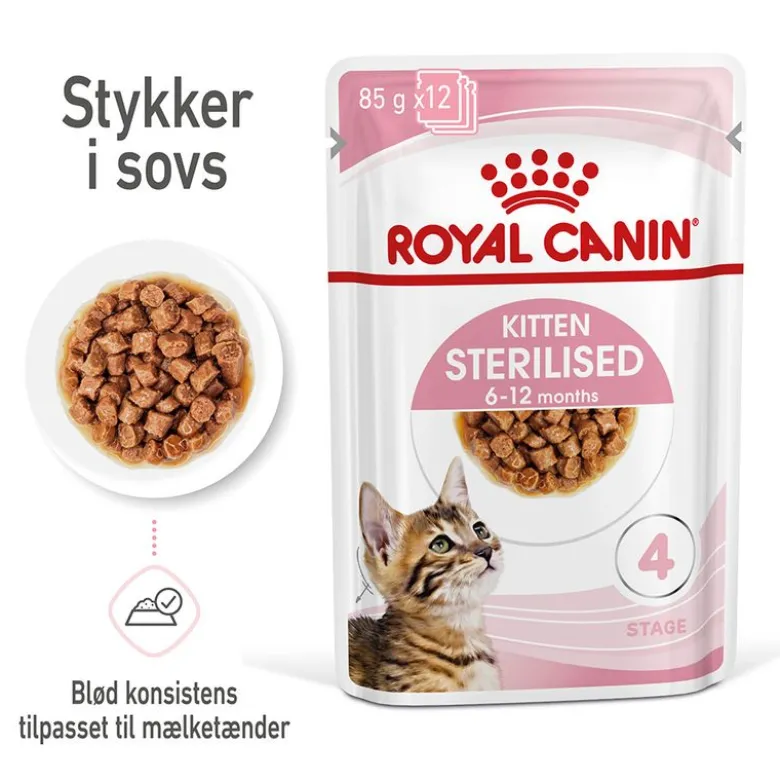 Royal Canin Sterilised Kitten i sauce