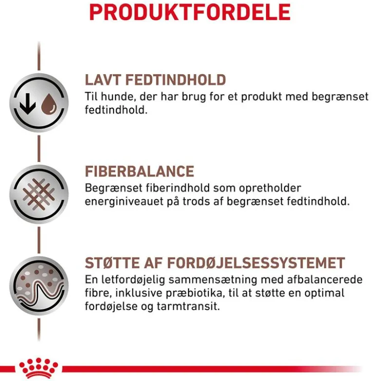 Royal Canin Veterinary Canine Gastrointestinal Low Fat til små hunde