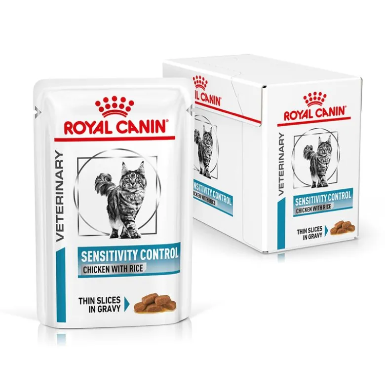 Royal Canin Veterinary Feline Sensitivity Control kylling og ris i sauce