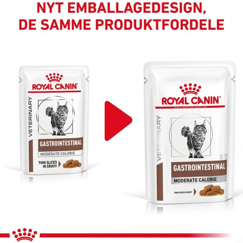 Royal Canin Veterinary Feline Gastrointestinal Moderate Calorie i sauce