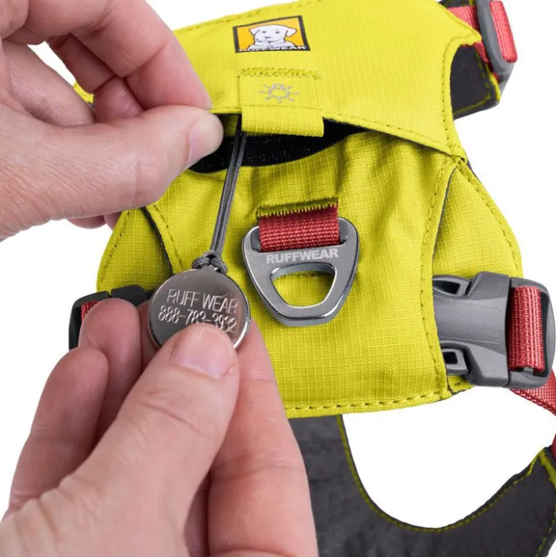 RUFFWEAR Hi & Light Hundesele, neongrøn