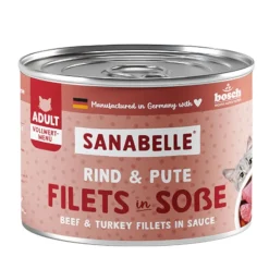 Sanabelle kød i sauce 6 x 180 g