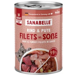 Sanabelle kød i sauce 6 x 380 g