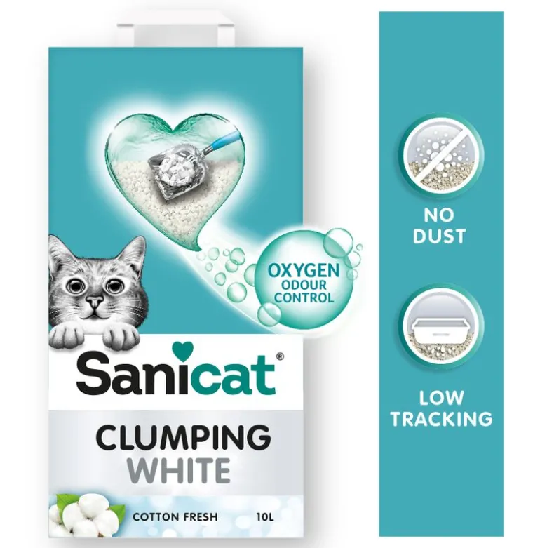 Sanicat Cotton Fresh klumpende kattegrus