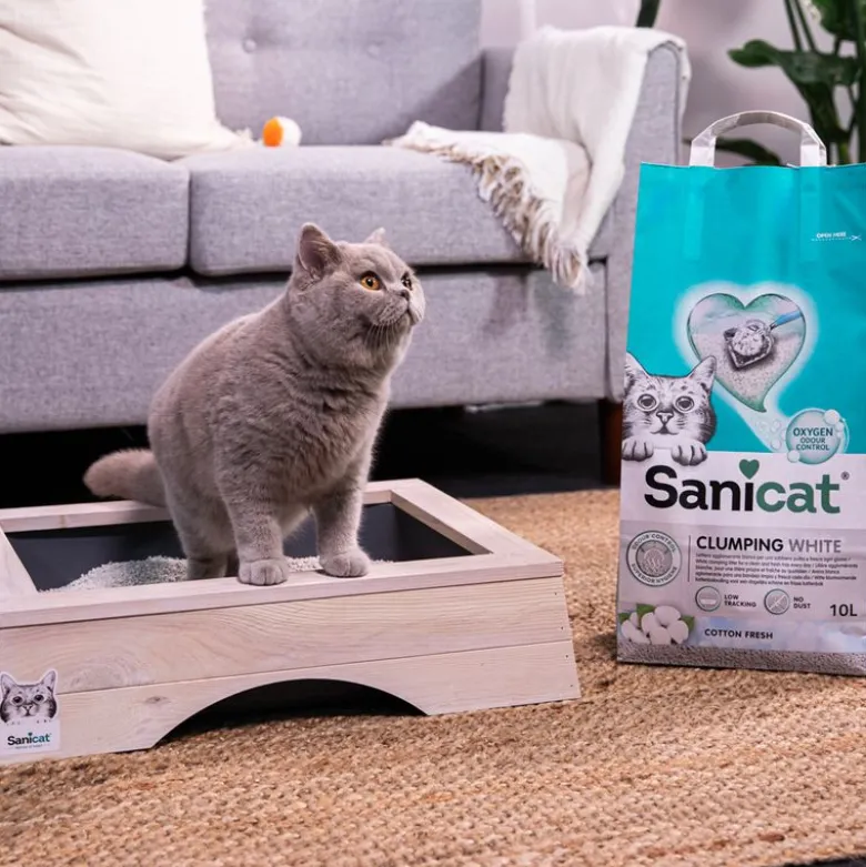 Sanicat Cotton Fresh klumpende kattegrus