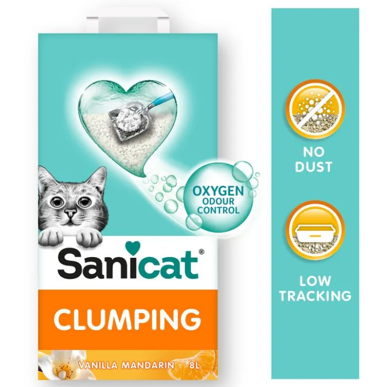 Sanicat Vanilla & Mandarin klumpende