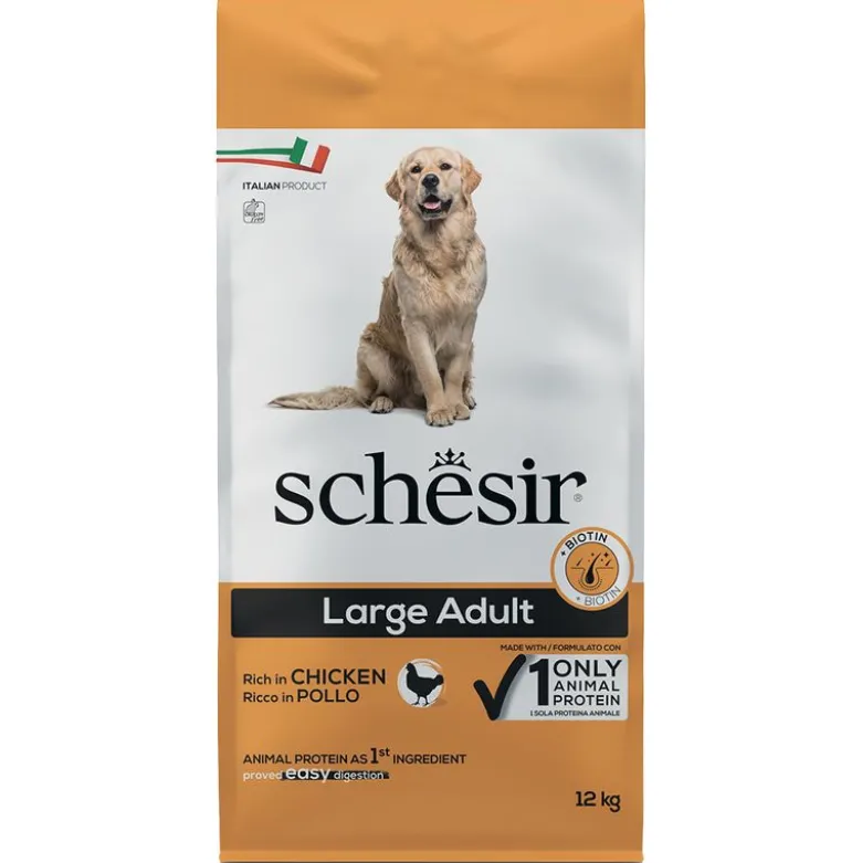 Schesir Dog Large Adult med kylling