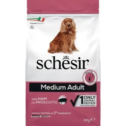 Schesir Hund Medium Voksen med skinke