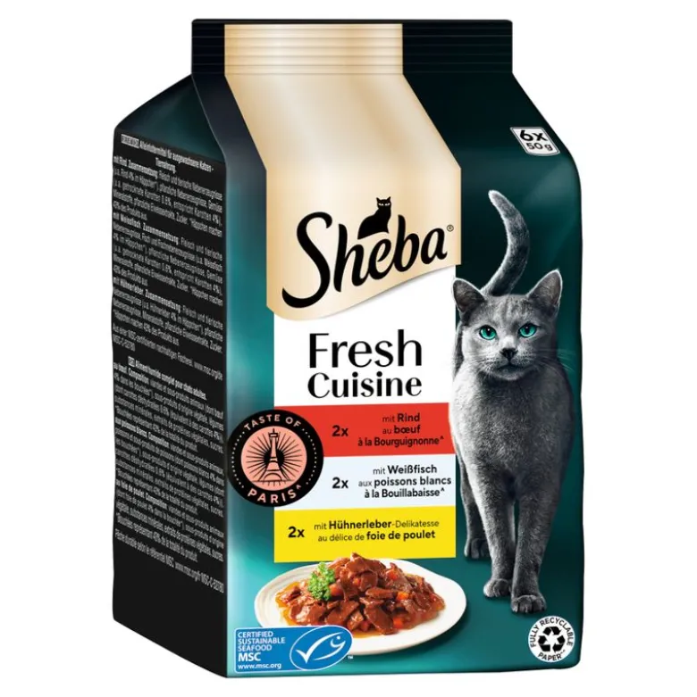Sheba Fresh Cuisine Smag af Paris 6 x 50 g