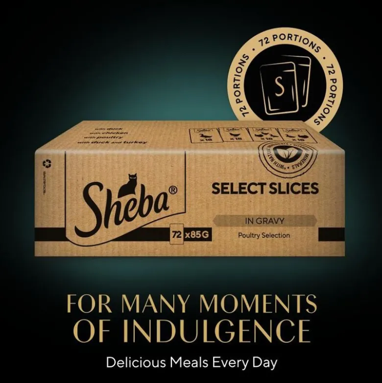 Sheba portionsposer 72 x 85 g