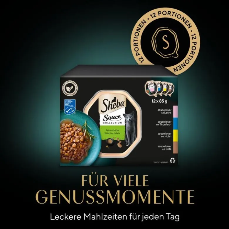 Sheba Uimodståelige Varianter i bakke 12 x 85 g