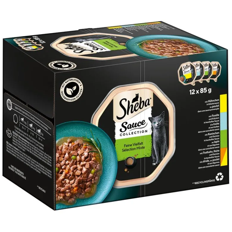 Sheba Uimodståelige Varianter i bakke 12 x 85 g