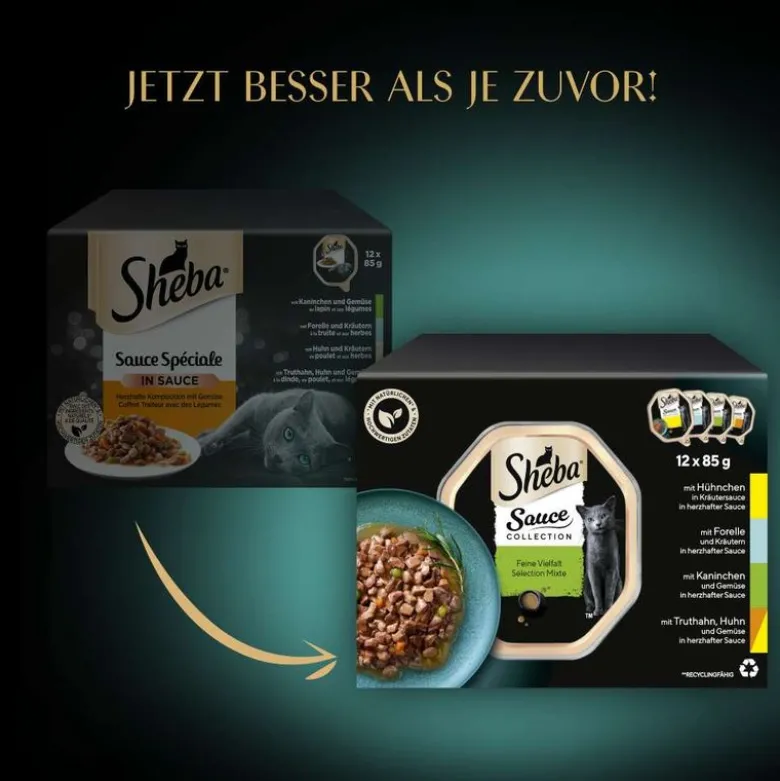 Sheba Uimodståelige Varianter i bakke 12 x 85 g