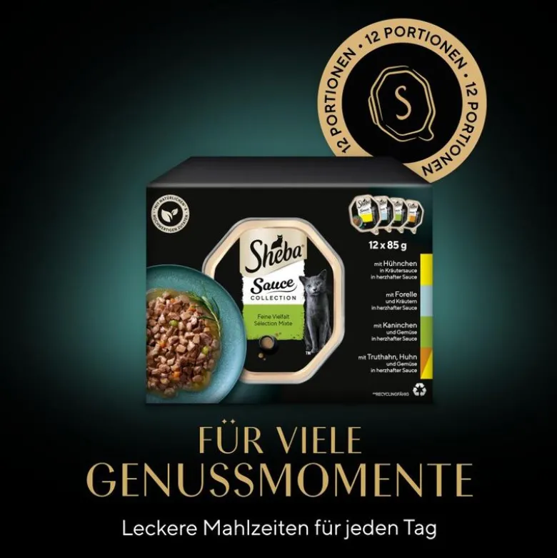 Sheba Uimodståelige Varianter i bakke 12 x 85 g