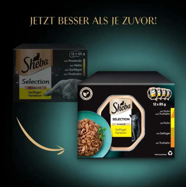 Sheba Uimodståelige Varianter i bakke 12 x 85 g