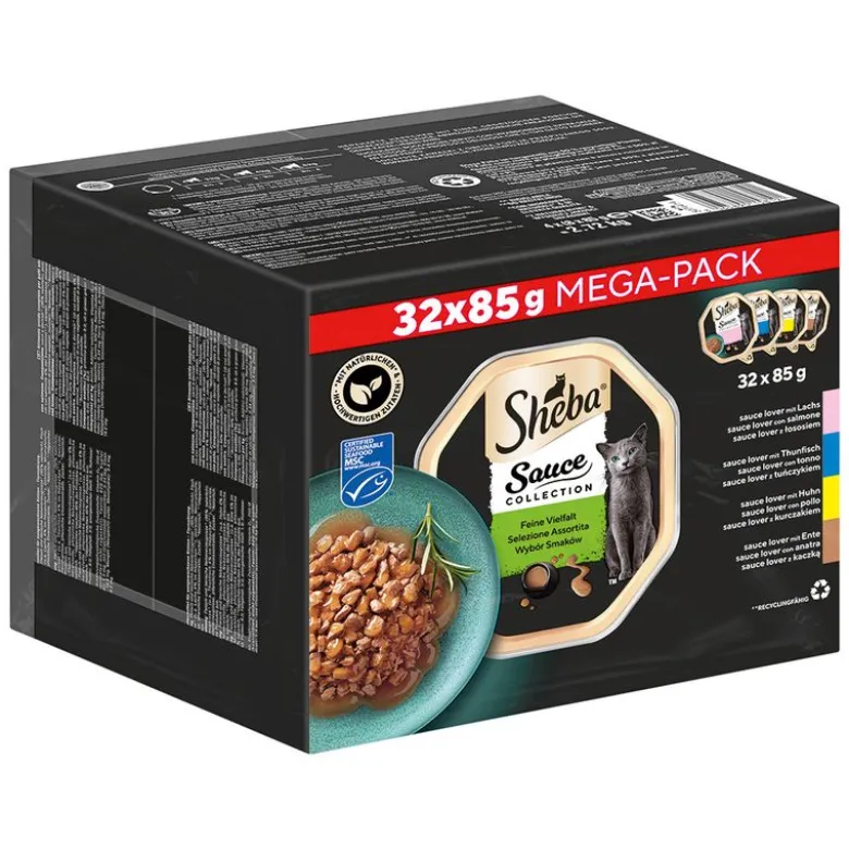 Sheba Uimodståelige Varianter bakke 32 x 85 g