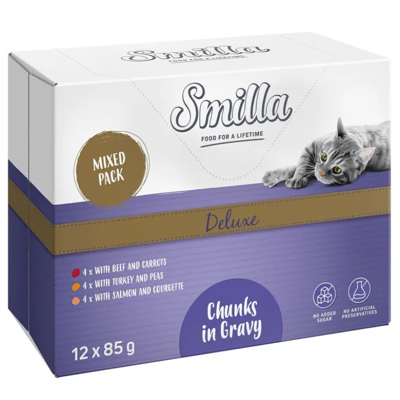 Smilla Deluxe Bidder i sauce med grøntsager