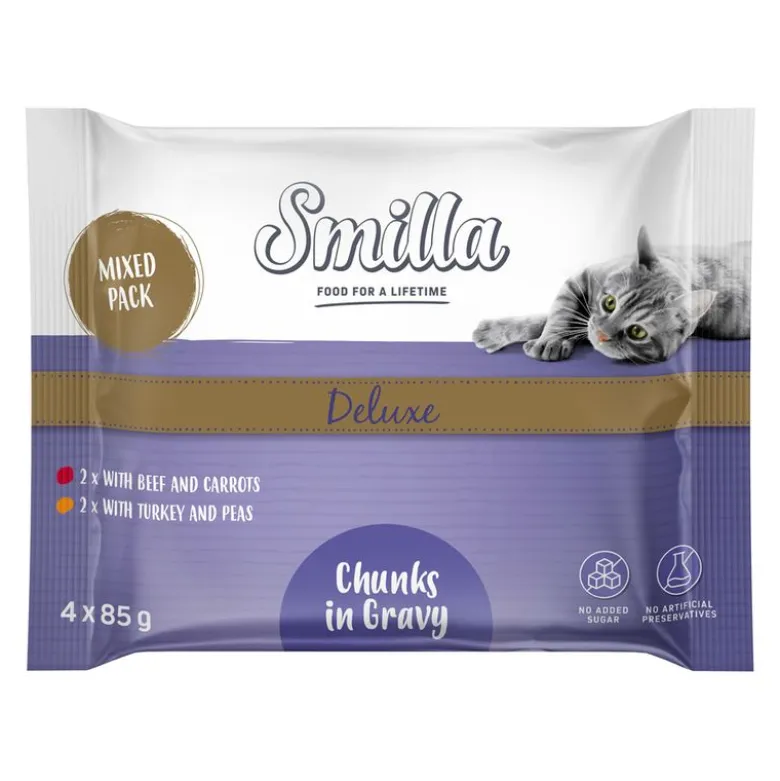 Smilla Deluxe Bidder i sauce med grøntsager