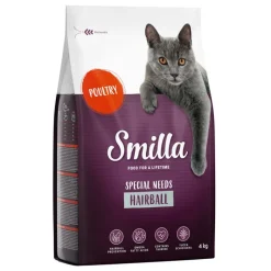 Smilla Hairball med fjerkræ