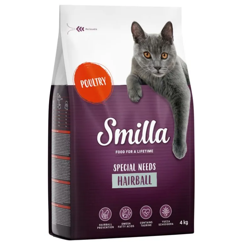 Smilla Hairball med fjerkræ