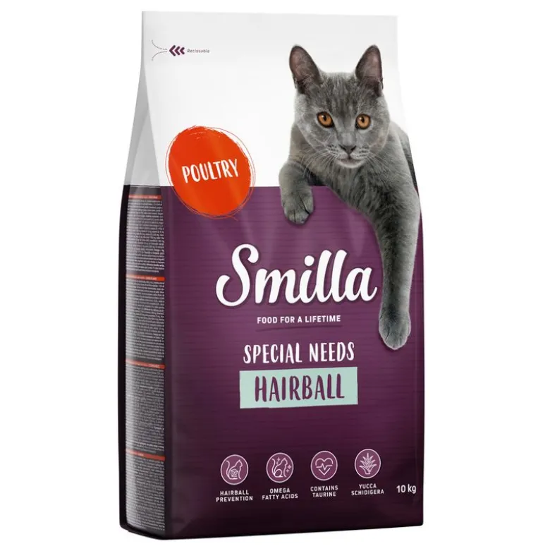 Smilla Hairball med fjerkræ